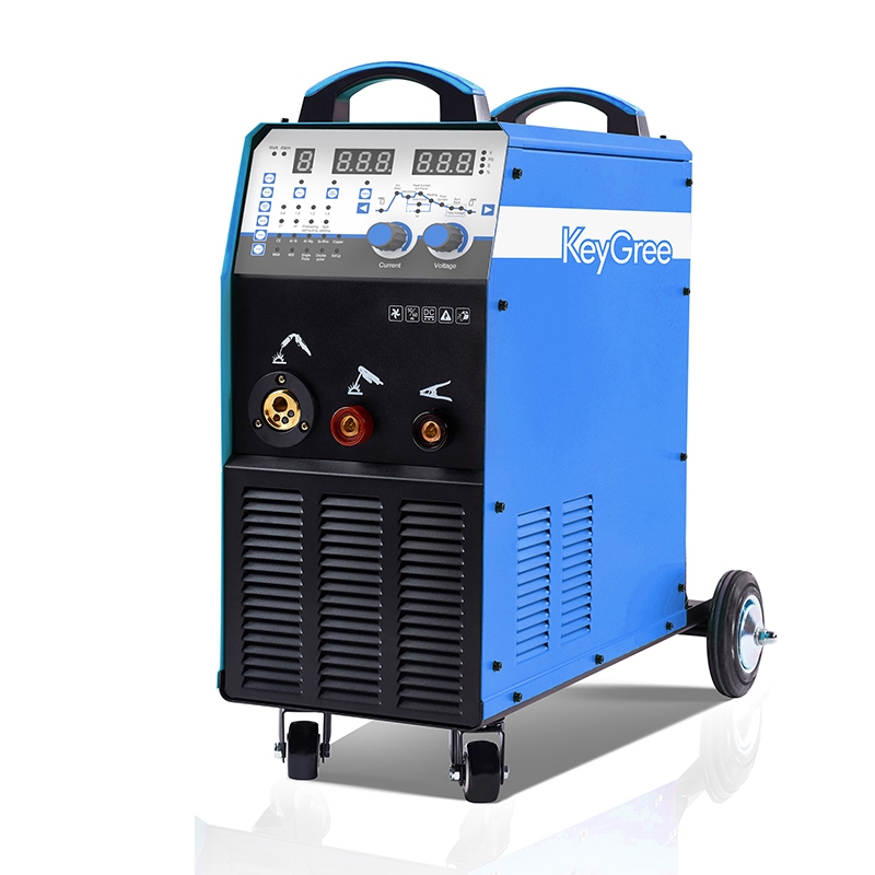 Digital inverter twin aluminum double pulse mig welder