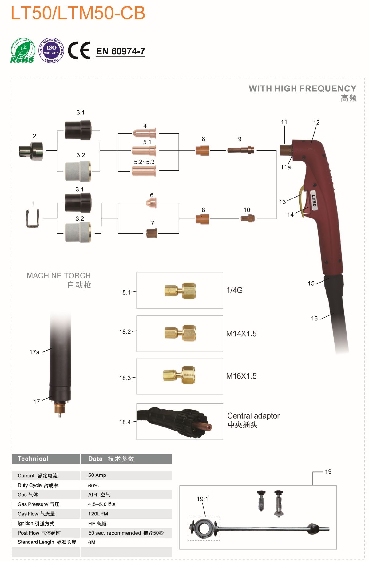 PLASMA HF LT50 LTM50-CB2